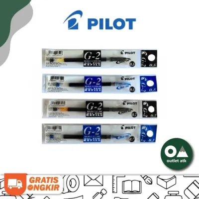 Refill isi Pulpen Cetek Gel Pen Pilot G2 / G-2 0.7mm Jepang Asli