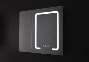CORRO Luxury Design Bathroom Mirror Cabinet Wall-Mounted Smart Mirror Led Touch Anti-Fog Storage [Premium]