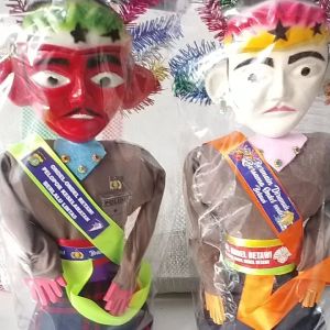 BONEKA ONDEL2 BETAWI KOSTUM POLISI TERLUCU