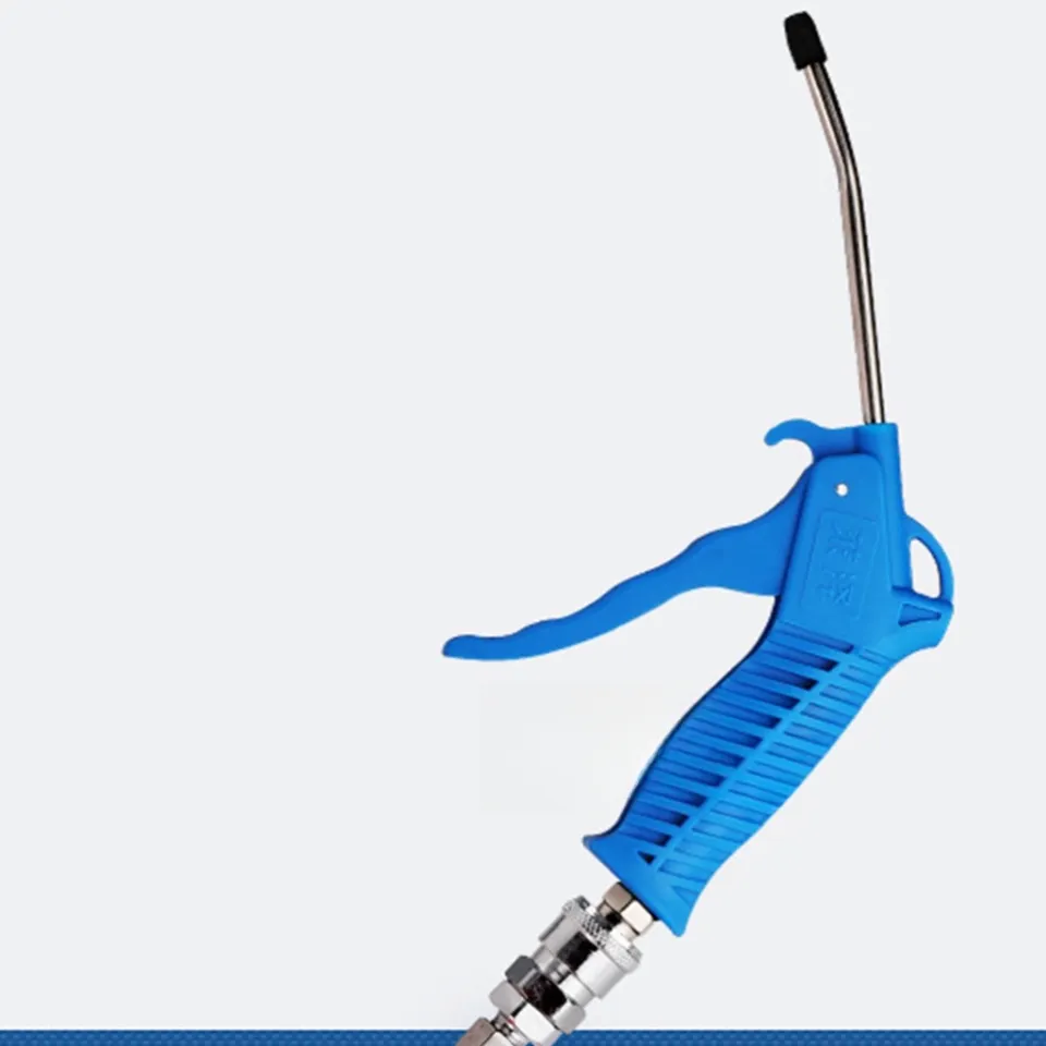 3-Piece Pneumatic Air Blow Gun Set – 9.5cm, 28cm, 49cm Stainless Steel Nozzles, 90 PSI, 1/4" NPT, For Cleaning Dust & Debris