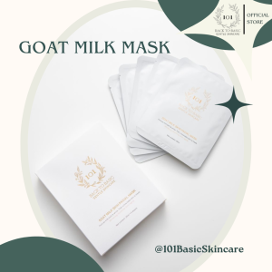 Goat Milk Mask | Goat Milk Skin | Squalane | Sodium Hyaluronate | Deep Hydration | Fine Line | Brightening | Exfoliation | Stregthen Skin Barrier | Vitamin A | Vitamin D | Vitamin E | Elasticity | Lock in Moisture | Dark Spots | Glow | Natural Skincare