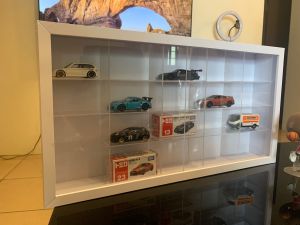 20s Display case acrylic dividers for 1:64 scale hotwheels tomica SPACE SAVER STORAGE WALL MOUNT