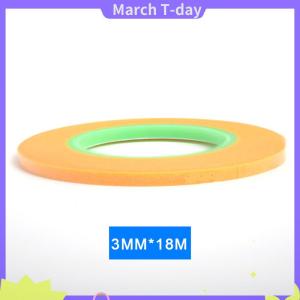 March เทปกาวพ่นสีพิเศษแบบ DIY ขนาด1มม. 2มม. 3มม. 18ม.