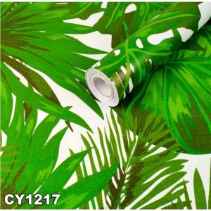 Wallpaper Dinding Ruang Tamu Motif Daun Wallpaper Daun Hijau Wallpaper Dinding Motif Alam 10 Meter