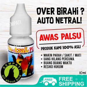 SEMPATI Neutral Plus Bird Plus Obat Burung Sakit Serak Gangguan Pernafasan Mata Berair Stress AOV8BMW