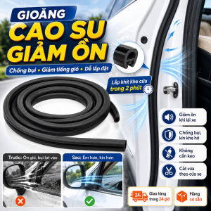 ⚡Ship Nhanh⚡Giảm ồn gioăng cao su cửa ô tô  Chống bụi gioăng cách âm niêm phong  Dễ lắp đặt gioăng cửa xe đa năng