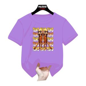 BAJU KAOS ANAK GAMBAR TUNGTUNG SAHUR ANOMALI / SIZE S-XXL / BAHAN KATUN / KAOS ANAK LAKI-LAKI & PEREMPUAN