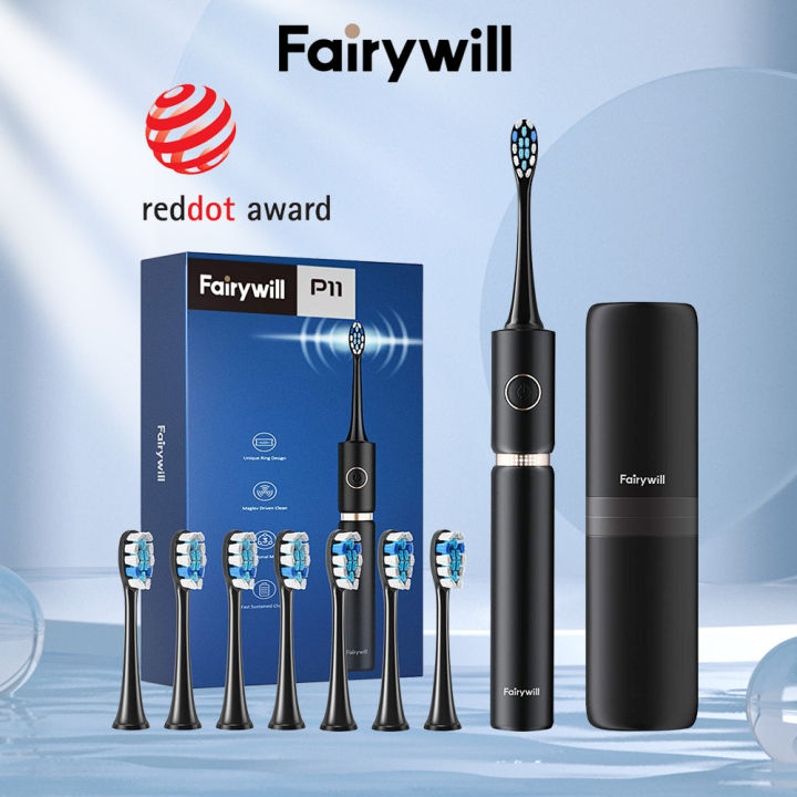 Fairywill Electric Toothbrush Rechargeable Travel Toothbrush 62000