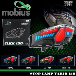 Lampu Stoplamp VARIO 125 150 NEW MOBIUS Model COLOSEUM V2 Running LED lampu stop honda vario click thailand super premium garansi 1 tahun
