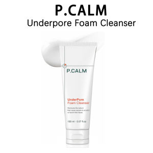 [100% Original] P.CALM Underpore Foam Cleanser 150ml，Korean Vegan Facial Wash for Sensitive Skin