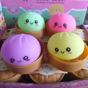 kebidumei Glitter Dumpling Squishy Sensory Toy Simulation Flash Slow Rebound Stress Relief Toy for Kids Adults Office Home Decor Birthday Gift