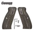 Guuun Grips CZ 75 Grips Thin OPS Texture Full Size CZ75 SP-01 Tactical G10 Grips. 