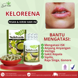 Mengatasi ISK Anyang Anyangan Vertigo Sakit Kepala Sipilis Raja Singa Gonore - KELOREENA BPOM