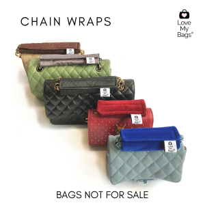 Love My Bags Chain Wraps: Protect Your Bag Storage & Keep It Clean