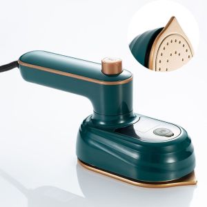 SINGLE Folding Handle Portable Steam Iron Wet and Dry Mini Garment Steamer with Holder Compact Handheld Electric Iron Home Use