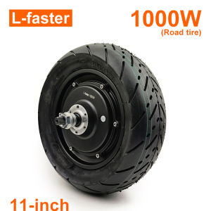 L-faster High Speed 48V 1000W Brushless Hub Motor 11 Inch Road Tire For Mountain Electric Scooter Bike