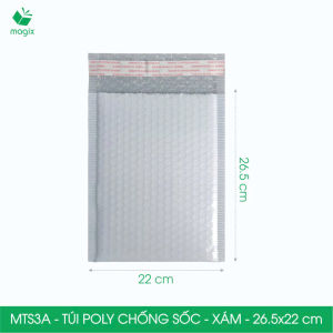 MTS3A MTS3AH - 26.5x22 cm - COMBO 25 TÚI GÓI HÀNG CHỐNG SỐC BỌC BÓNG KHÍ - NHIỀU MÀU