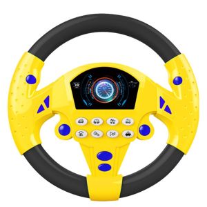 Baby Early Educational Toy Pretend Copilot Steering Wheel Simulation Driving Car with Sounds