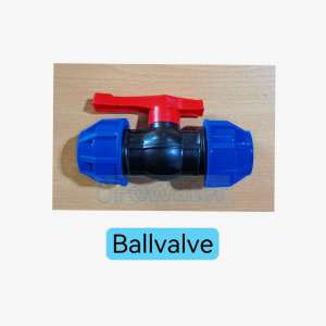 Blue/Black PE Compression Fittings Ballvalve/Tee Ballvalve for PE/PVC/PPR PIPE