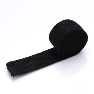 MUSCLEX Độ dày 1.3mm Băng vải cotton Chiều dài 1 mét Chiều rộng 20mm Dây đeo nhãn ba lô Bền bỉ Màu đơn sắc Dây đeo túi bằng ruy băng Dành cho dây đeo túi