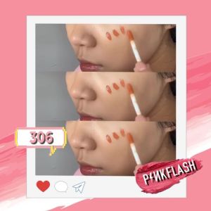 PINKFLASH OhMyKissAiry 3pcs Kiss Air Matte Liquid Lipstick liptint set Long-lasting 8h Waterproof Soft Comfortable Transferproof Lip & Cheek Tint
