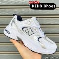 รุ่นNB 530 (Sz.30-36EU) แนะนำเผื่อ 1 ไซส์ สีขาวกกรมท่า เหมาะสำหรับเด็ก ใส่สบาย นุ่มเท้า V67D01. 