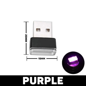 Car Usb Ambient Light Blub for Interior Mini LED Car Atmosphere Light 5V Auto Ambient Decoration Night Lamp