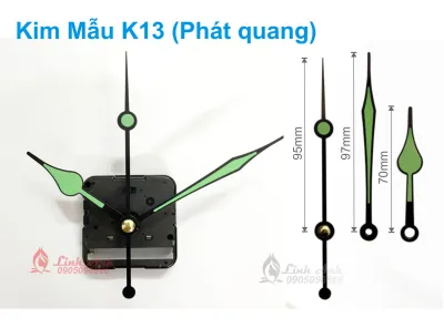 Máy đồng hồ treo tường Nhật Xịn Kim trôi (2 năm BH)