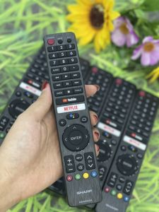 Remote điều khiển tivi SHARP micro điều khiển giọng nói android tv GB346WJSA (Tặng pin - Mic)