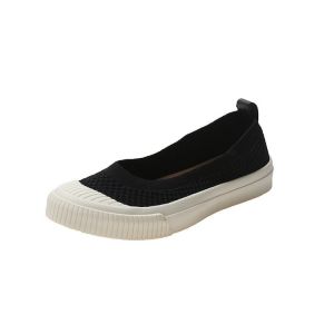 Ielgy ngư dân giày của phụ nữ mùa hè 2024 Giày Vải Bố Mới Slip-on Giày lười đế mềm lưới
