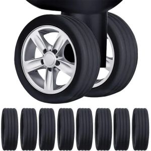 【🔥Low Price🔥】4/20pcs Luggage Wheels Protector Silicone Caster Guard Covers for Travel Luggage Suitcase Chair Reduce Noise