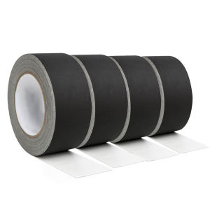 Heavy Duty Non-Reflective Gaffer Tape Black Matte Cloth Tape For Photography Book Repair Filming Backdrop Cable Stage Easy Tear