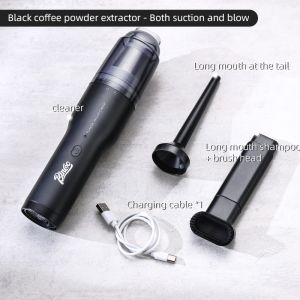 Bincoo Máy bột cà phê bụi không dây sạc máy hút bụi máy tính để bàn sạch hơn thanh máy hút bụi