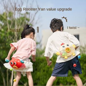 NTNKC Egg Laying Shaking Ball Box Interaction Box with Balls Hip Dance Box Twerking Sports Toy Dog Shaking Ball Sensory Toy Childrens
