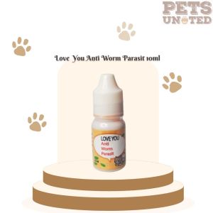 Love You Anti Worm Parasit Kucing Obat cacing 15ml