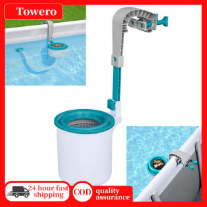 Wall-Mounted Pool Surface Skimmer Bestway 58233 Swimming Pool Debris Cleaner Fit Bestway Above Ground Portable Swimming Pool Cleaning Accessory