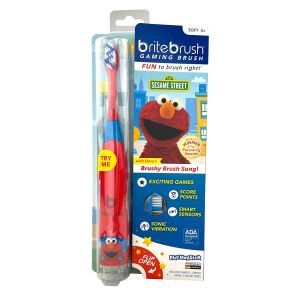 BriteBrush Elmo Electric Toothbrush for kids with games sounds and songs