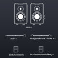 Edifier QR30 2.0 ลำโพงตั้งโต๊ะ 30W (RMS) Bluetooth V5.4 เอฟเฟกต์แสงไดนามิก USB-A พอร์ตอินพุต AUX รองรับ EDIFIER ConneX APP/EDIFIER TempoHub PC APP. 