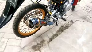 KNALPOT RACING KOU MAHACHAI VIXION SATRIA FU MX135 MX KING SONIC R15 CB150 DLL