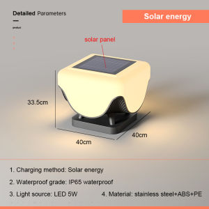 Solar Pillar Lights LED Wall Lamp Home Decor Lighting Outdoor Waterproof Solar Energy Super Bright Villa Gate Garden Door Fence