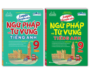 Sách - GLOBAL SUCCESS Combo 2c luyện chuyên sâu ngữ pháp và từ vựng tiếng anh lớp 9 (CÓ ĐÁP ÁN)