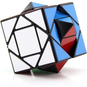 ลูกบาศก์ความเร็ว 3x3x3 ของแพนโดร่า สติ๊กเกอร์ลูกบาศก์ 3x3 Skewb ของแพนโดร่า ของเล่นปริศนา สีดำ