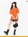 Áo thun unisex YODY áo phông oversize vải cotton USA cao cấp GUT6052. 