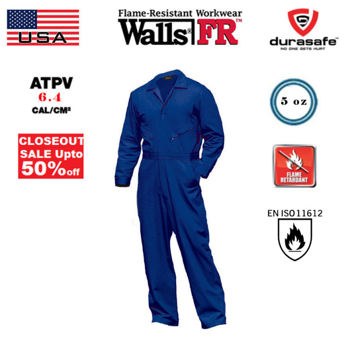 [Durasafe] WALLS GFR62035 Lightweight Cotton Zip Flame - Main Image