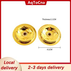 [COD] AqToCna Ship within 24 hours 2Pcs Oil Lamp Floating Wick Holders Enshrine Supplies For Buddha Lamp Long Light