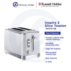 Russell Hobbs 24370-56 Inspire 2 Slice White Toaster
