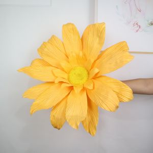 BESTOUR 50cm Artificial Daisy Waterproof Multicolor PE Foam Daisy  Large Simulated Flower Wedding Decoration