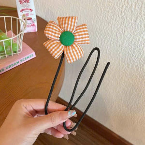 Dây búi tóc hình hoa phong cách Hàn Quốc siêu xinh cho bé gái