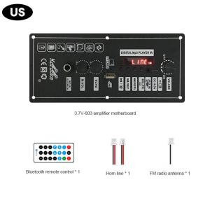 Car Audio Amplifier Board Bluetooth Speaker Amplifier Board 3.7V Rechargeable Amplifier Board
