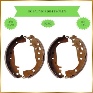 Bộ má phanh trước sau (gồm 4 miếng) (bố thắng) xe Toyota Vios 2014 trở lên. Hàng Kashiyama (Nhật)